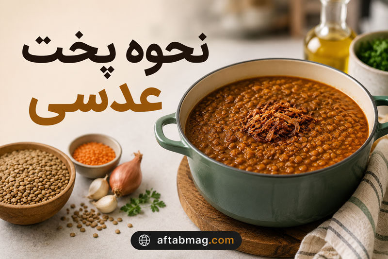 نحوه پخت عدسی؛ طرز تهیه یک غذای سنتی و مقوی به روش خانگی