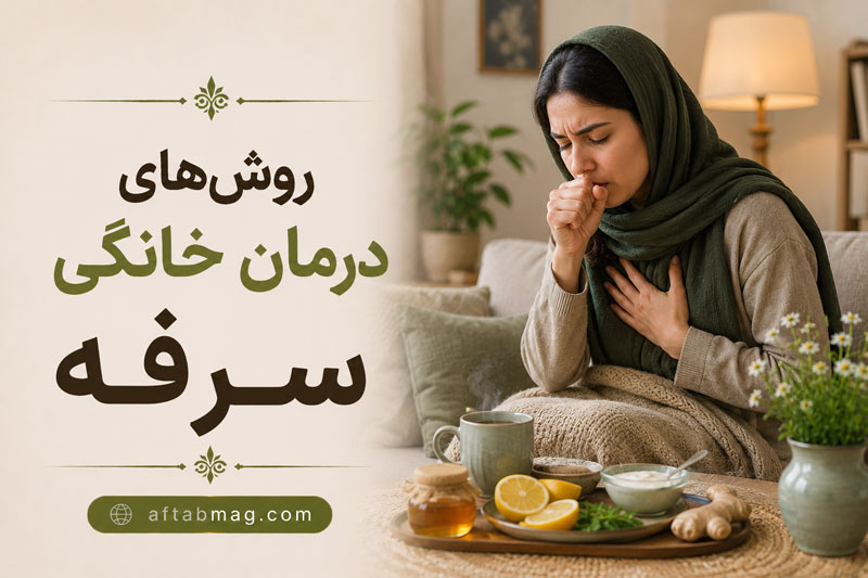 روش‌های درمان خانگی سرفه؛ راهکارهای طبیعی و سریع برای تسکین گلودرد در خانه