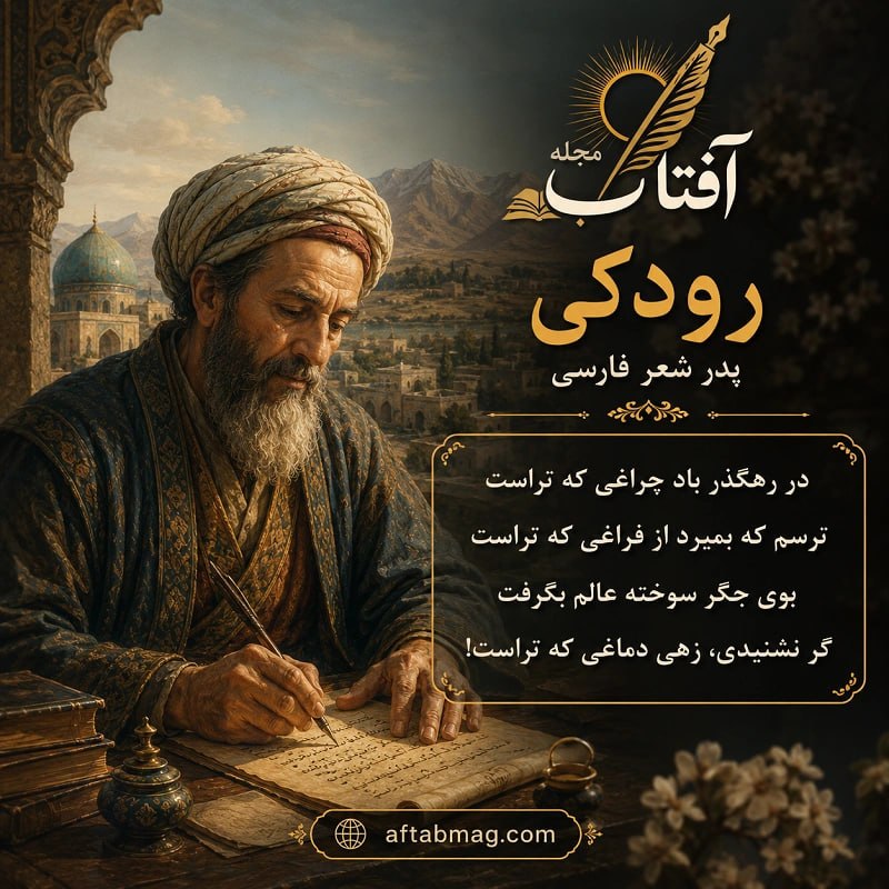 اشعار زیبای رودکی