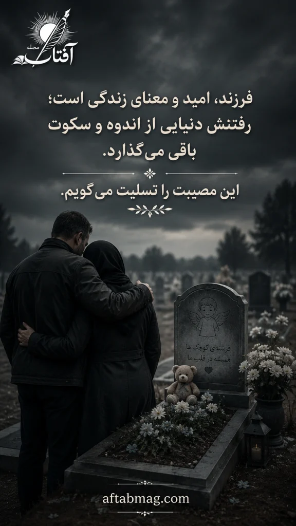 پیام تسلیت فوت فرزند