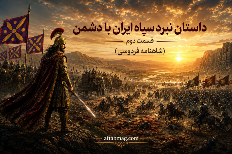 داستان نبرد سپاه ایران با دشمن قسمت دوم (شاهنامه فردوسی)
