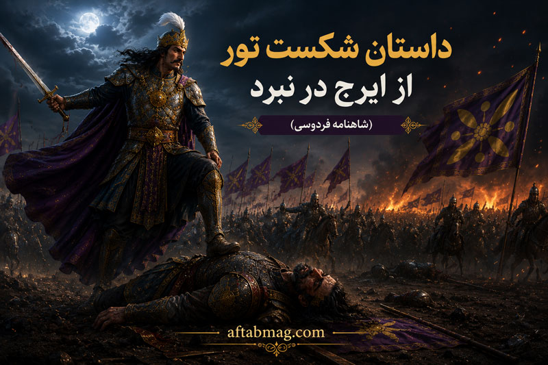داستان شکستِ تور از ایرج در نبرد (شاهنامه فردوسی)