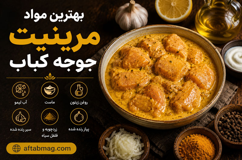 بهترین مواد مرینیت جوجه کباب | ۹ روش خوشمزه برای مزه‌دار کردن جوجه کباب رستورانی