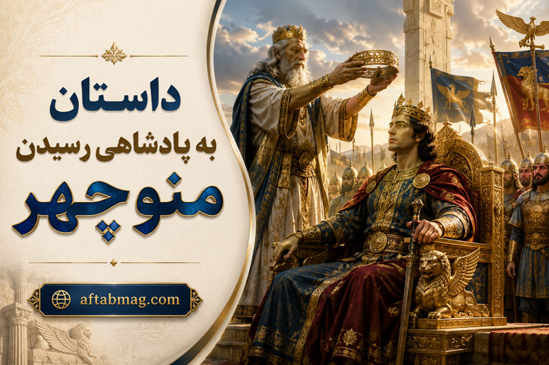 داستان به پادشاهی رسیدن منوچهر (شاهنامه فردوسی + نثر ساده)