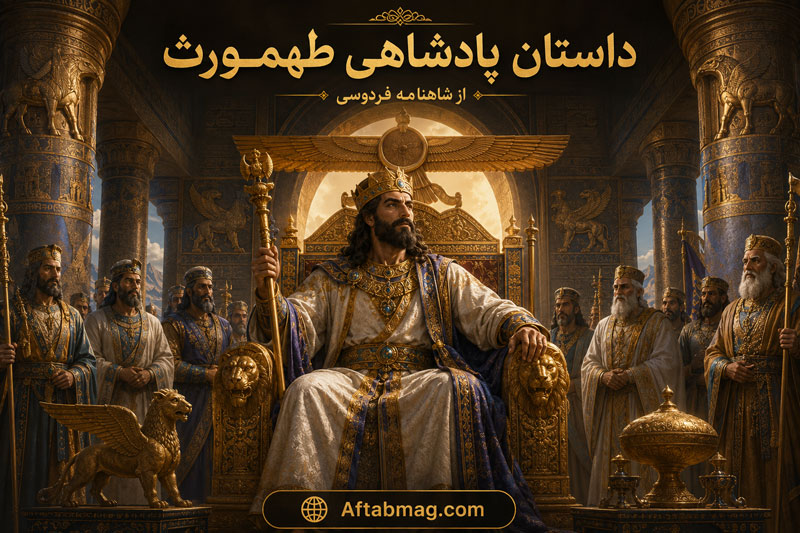 داستان پادشاهی طهمورث از شاهنامه فردوسی + نثر ساده