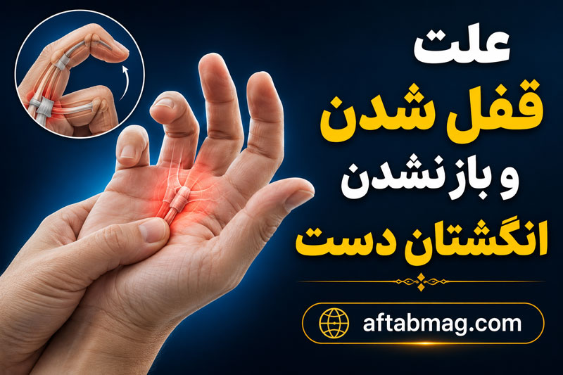 علت قفل شدن و باز نشدن انگشتان دست | بررسی دلایل و روش‌های درمان