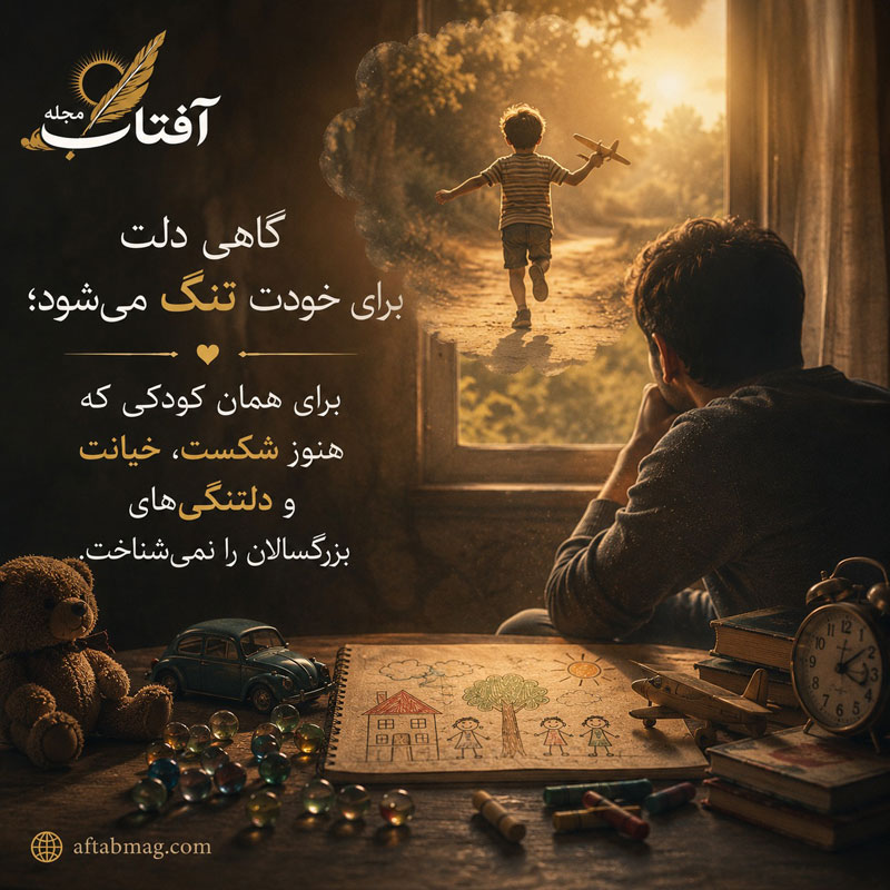 متن برای عکس کودکی خودم