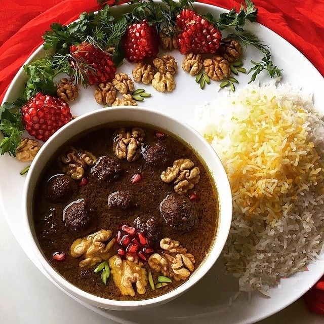 با فسنجان با گوشت قلقلی چه برنجی سرو کنیم؟