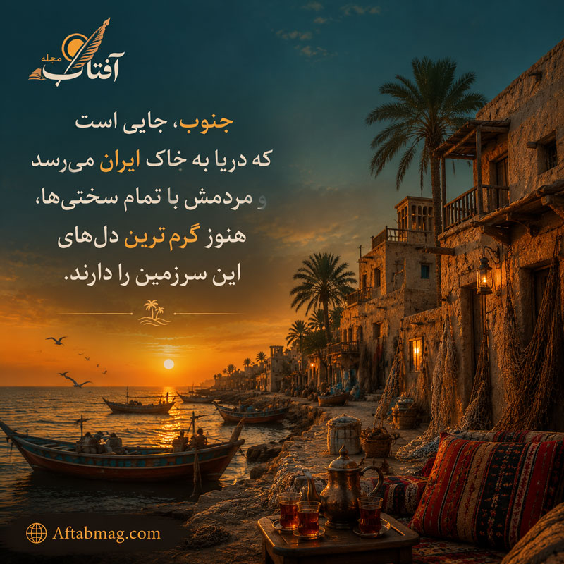 متن درباره جنوب ایران