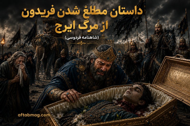 داستان مطلع شدن فریدون از مرگ ایرج (شاهنامه فردوسی)