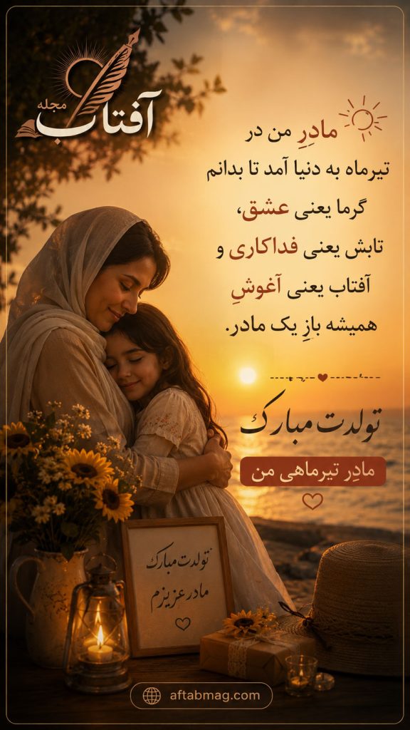 تبریک تولد مادر تیرماهی