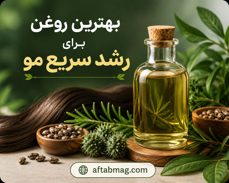 بهترین روغن برای رشد سریع مو؛ معرفی مؤثرترین روغن‌های طبیعی برای تقویت و پرپشت شدن مو