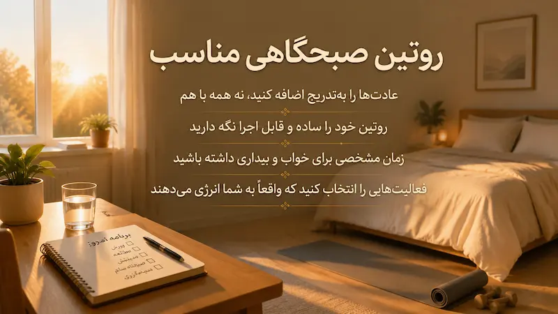 خواب کافی؛ اولین بخش روتین صبحگاهی