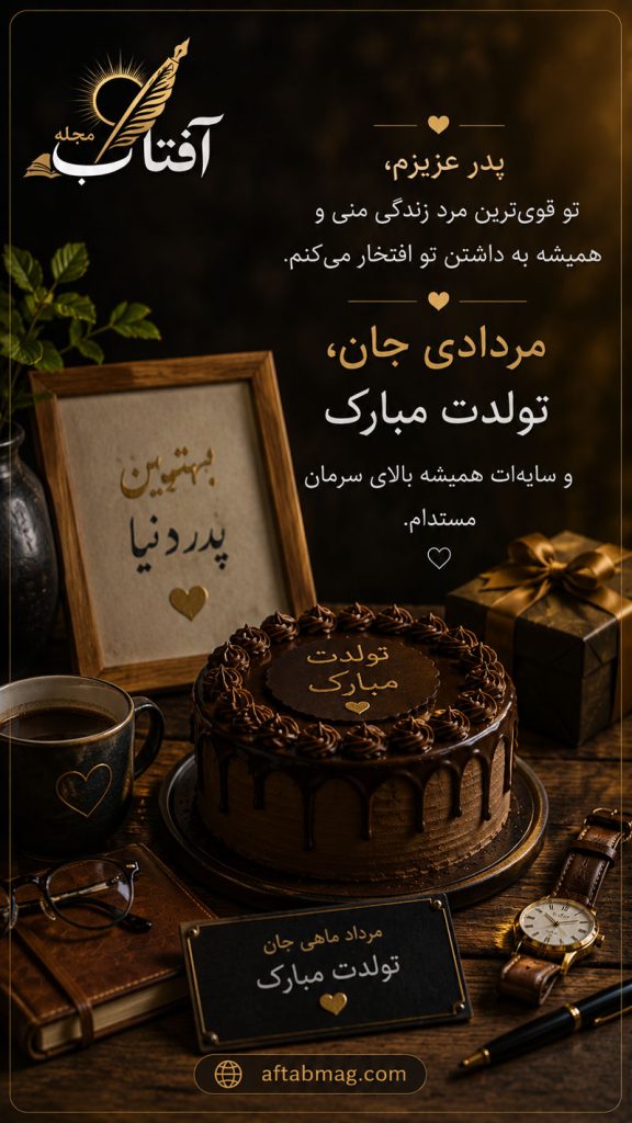 پیام تبریک تولد پدر مردادماهی