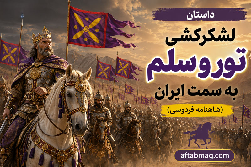 داستان لشکرکشی تور و سلم به سمت ایران (شاهنامه فردوسی)
