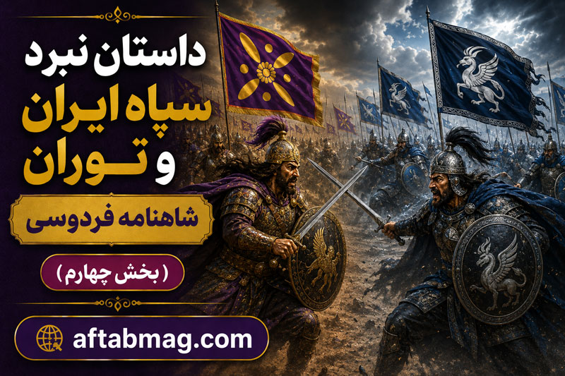 داستان نبرد سپاه ایران و توران شاهناهه فردوسی (بخش چهارم)