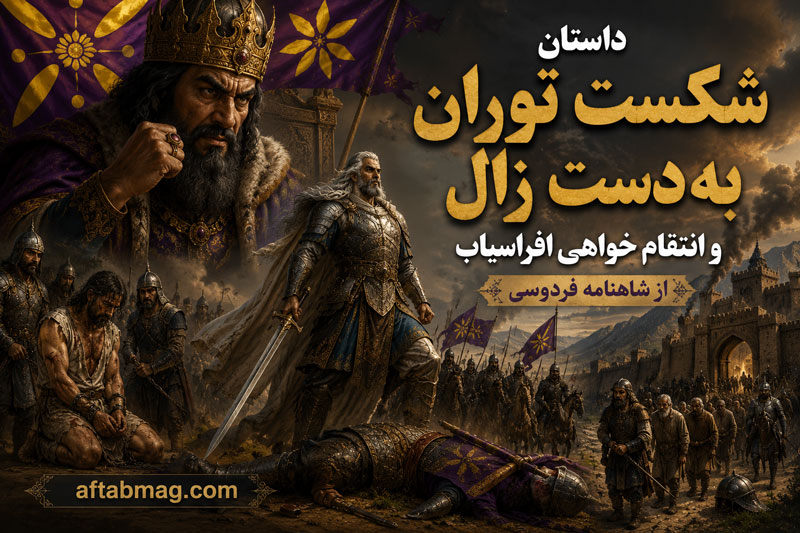 داستان شکست توران به دست زال و انتقام خواهی افراسیاب (شاهنامه)