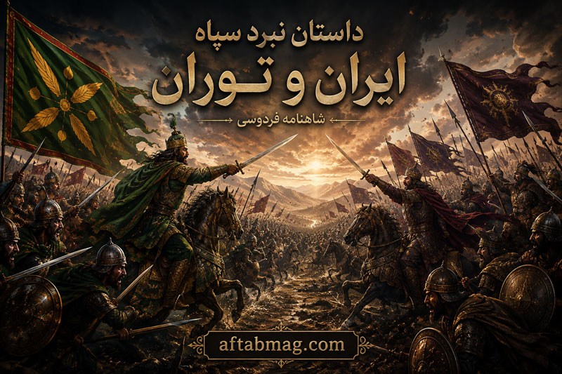 داستان نبرد سپاه ایران و توران (شاهناهه فردوسی)