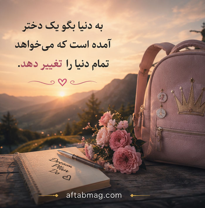 عکس نوشته دخترانه
