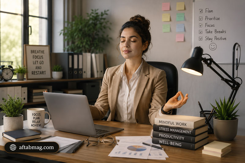 راهنمای کامل کنترل استرس در محیط کار | راهکارهای کاهش استرس و افزایش آرامش