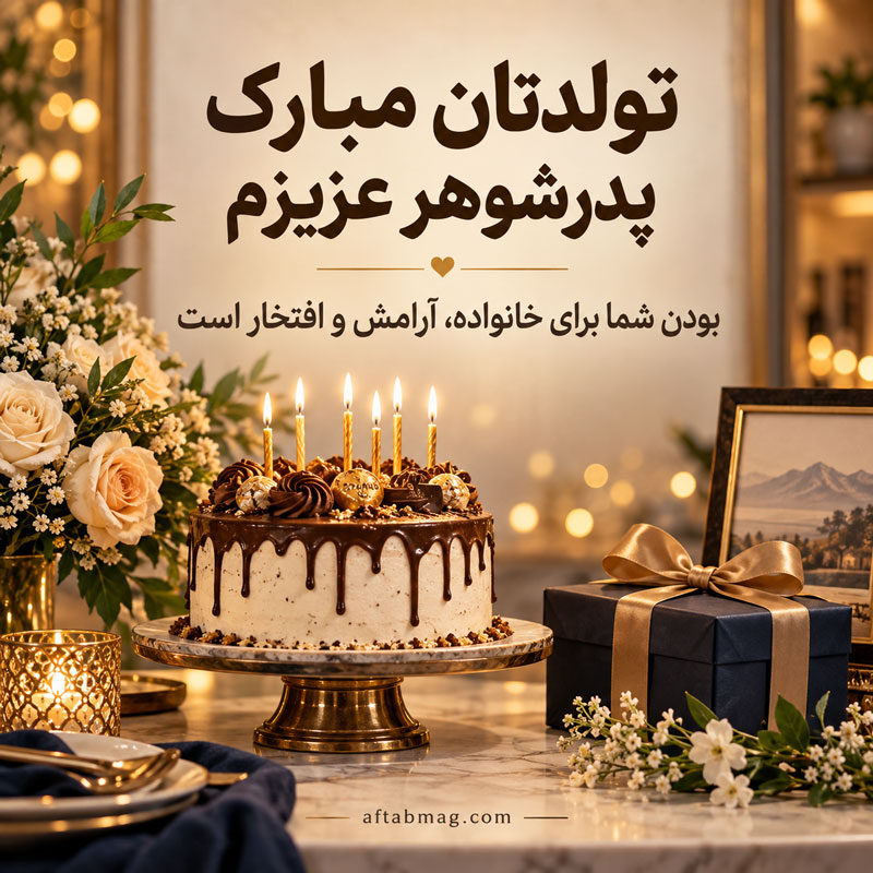 جملات تبریک تولد به پدر شوهر