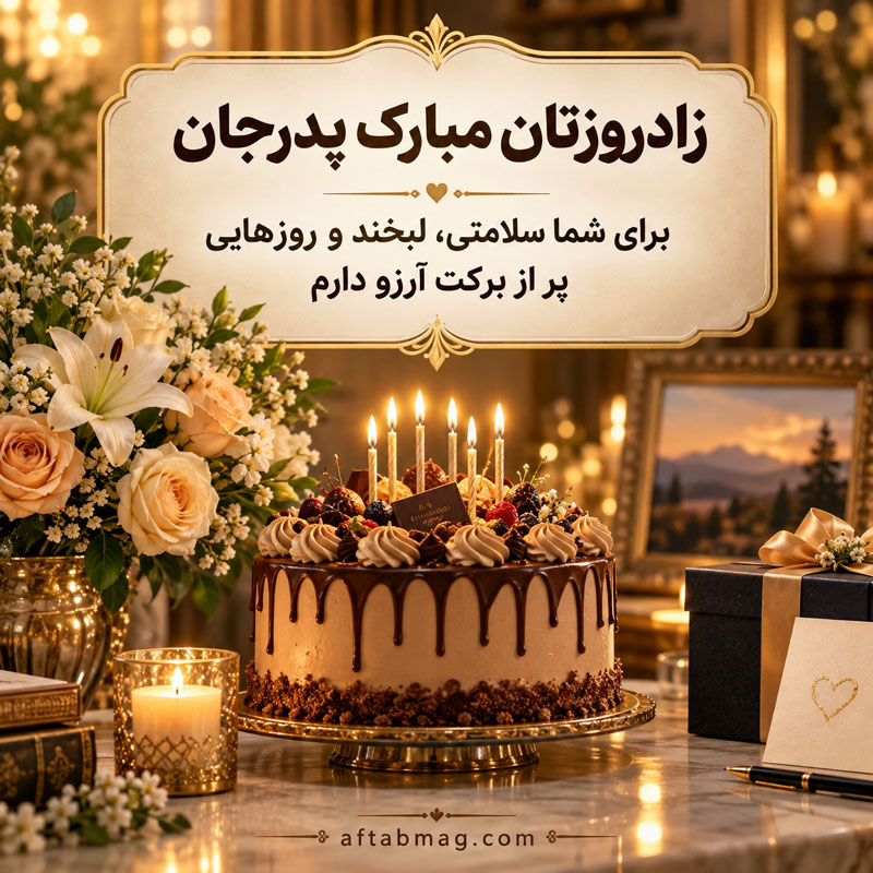 جملات تبریک تولد به پدر شوهر
