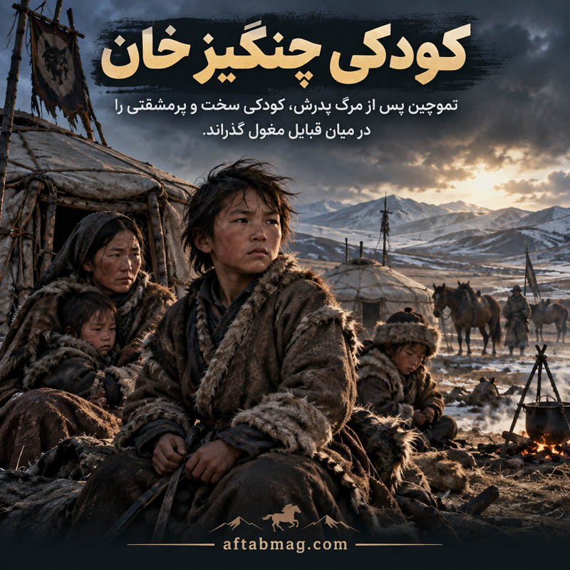 کودکی چنگیز خان
