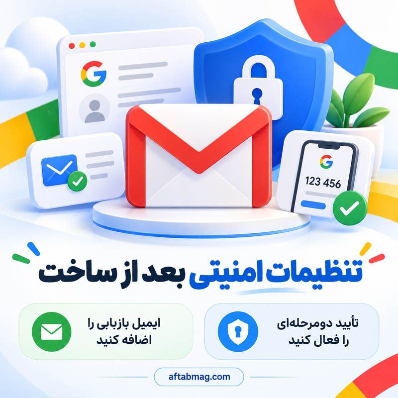 بعد از ساخت جیمیل حتماً این تنظیمات را انجام دهید