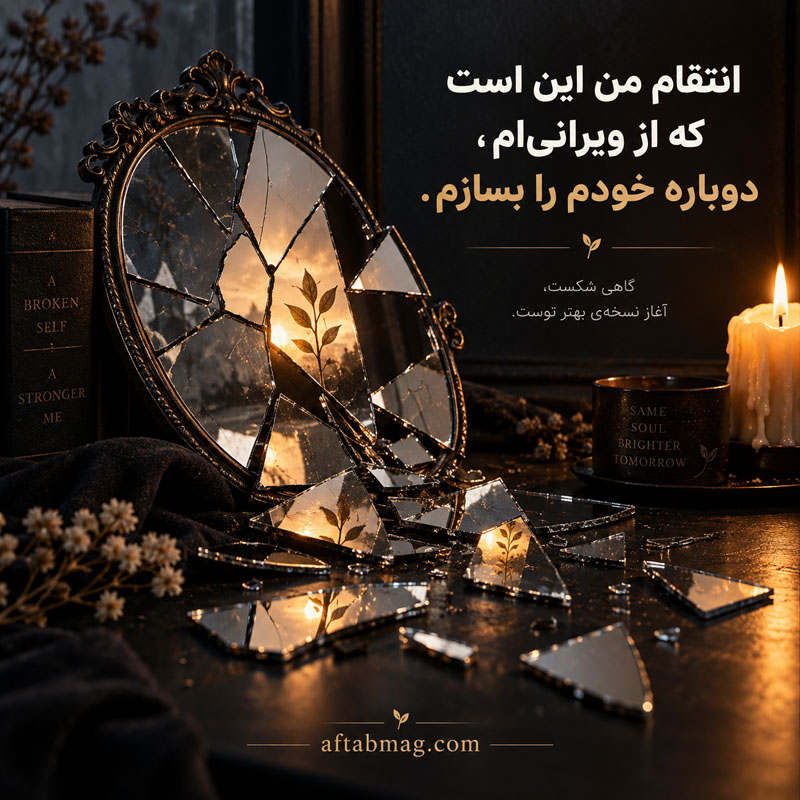 عکس نوشته انتقام