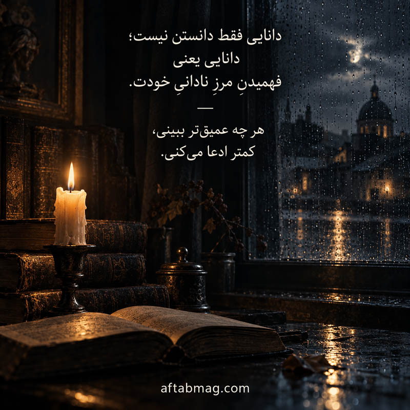 عکس نوشته فلسفی