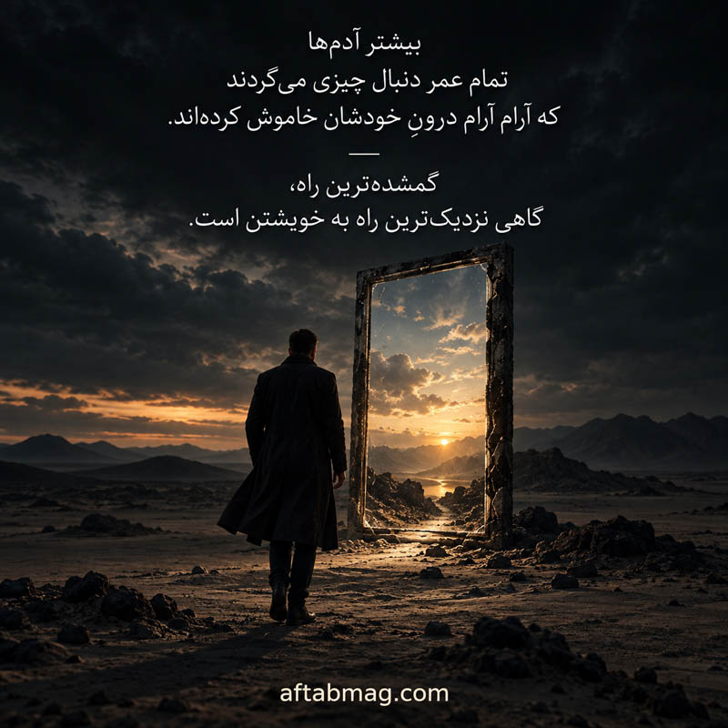 عکس نوشته فلسفی