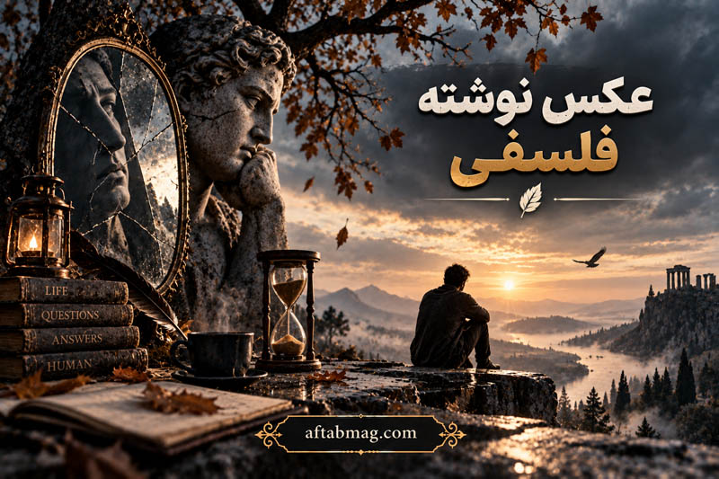عکس نوشته فلسفی