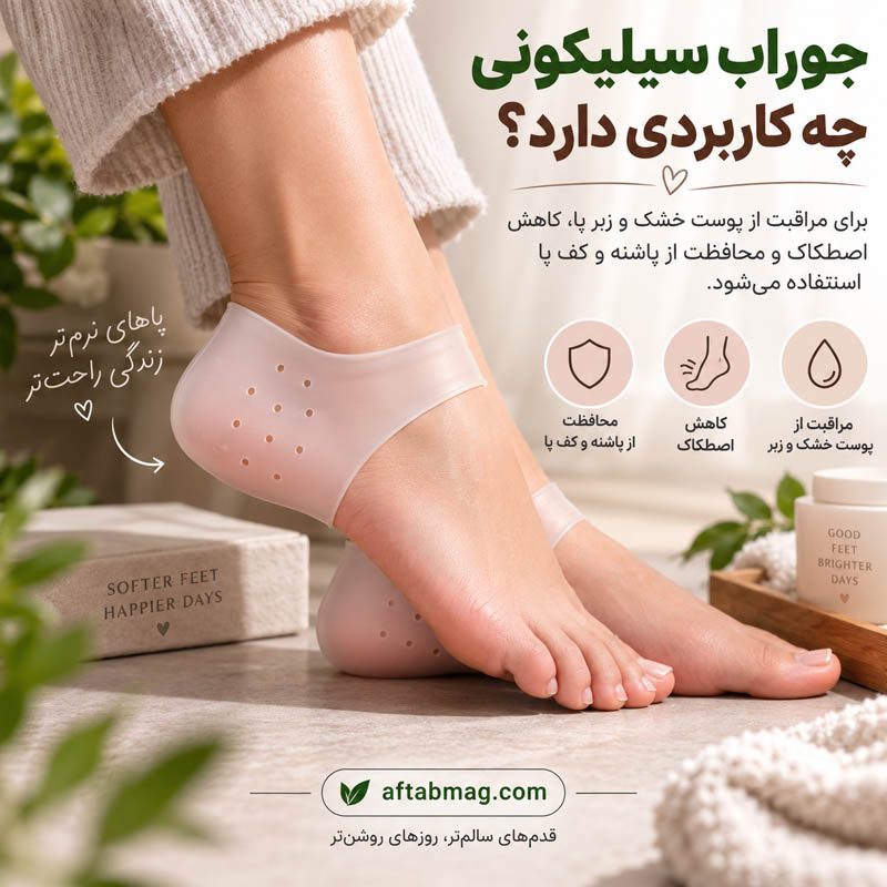 جوراب سیلیکونی چه کاربردی دارد؟