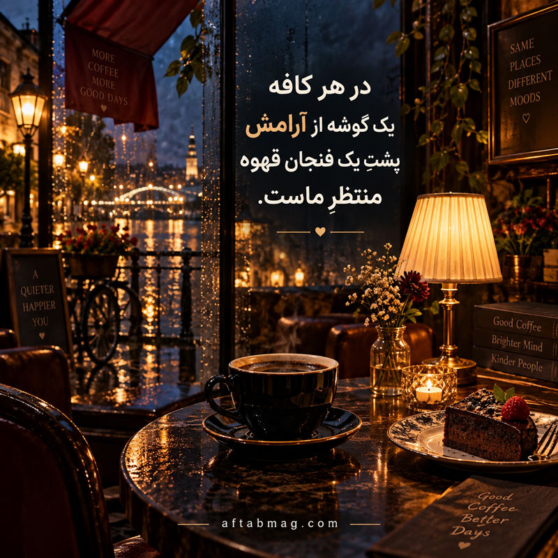 متن کافه برای استوری