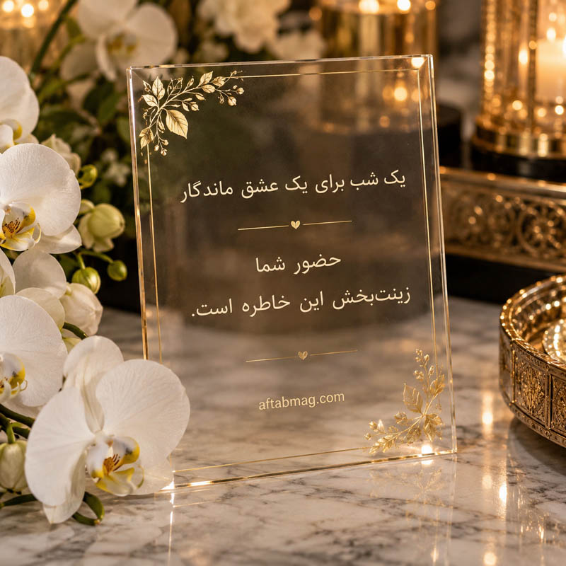 عکس نوشته کارت عروسی