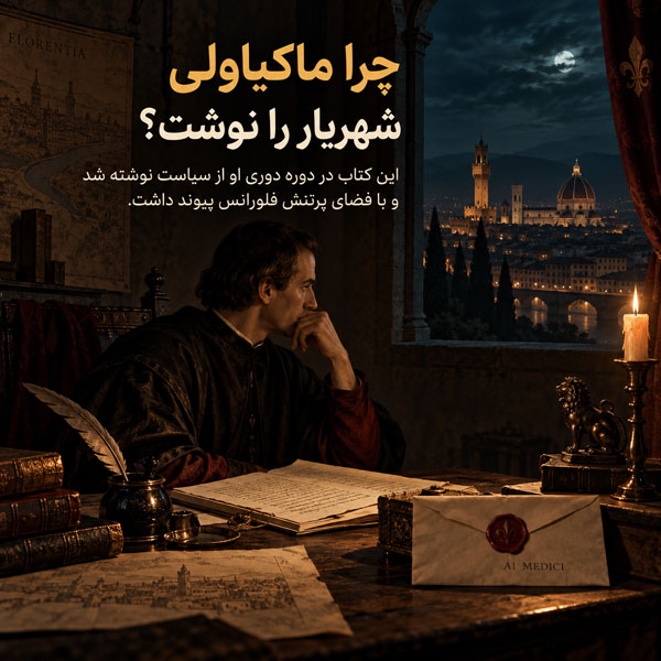 چرا ماکیاولی شهریار را نوشت؟