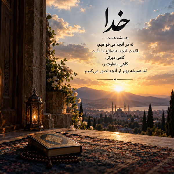 عکس نوشته خدا