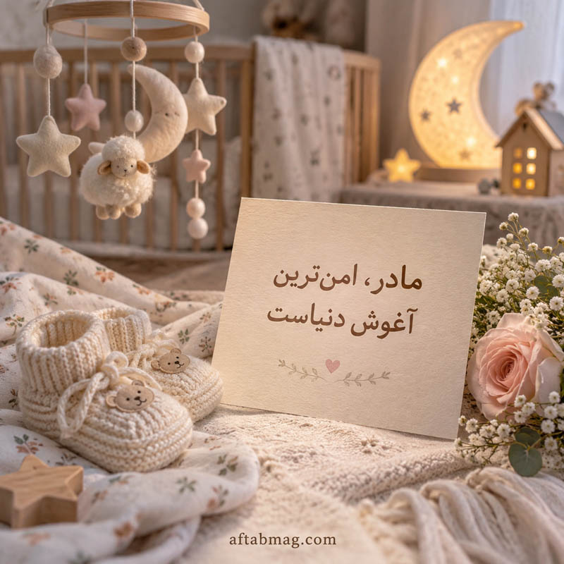 عکس نوشته مادر