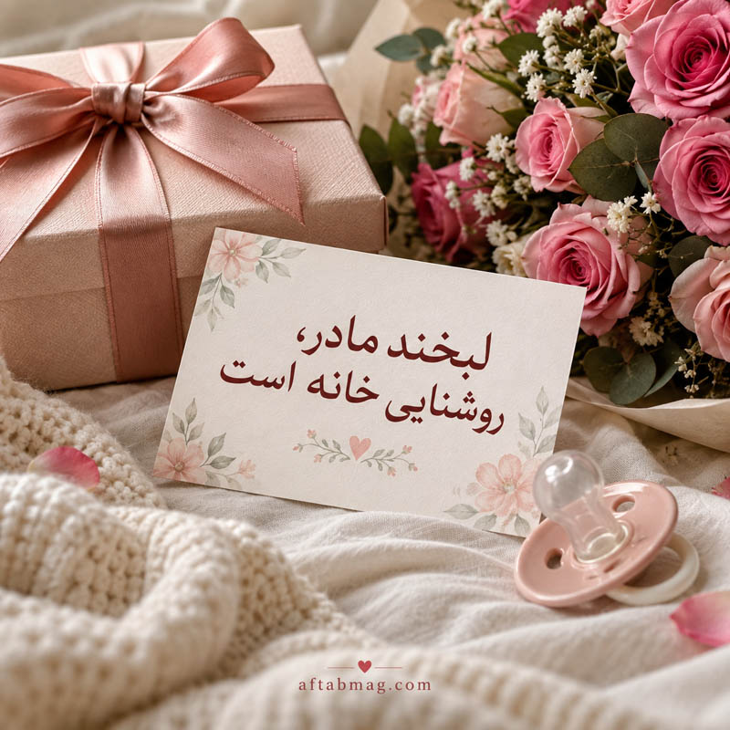 عکس نوشته مادر
