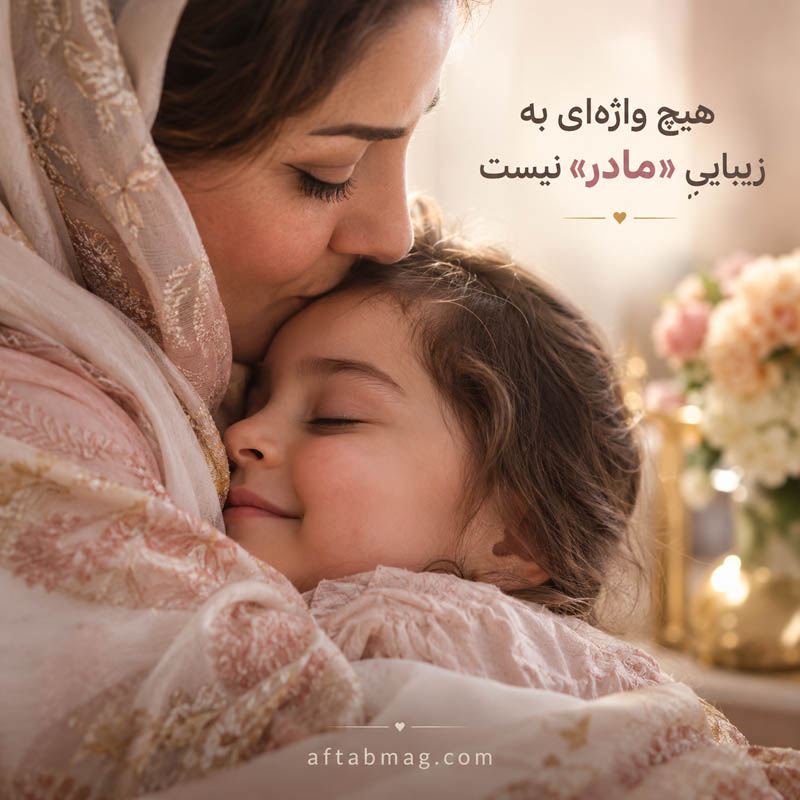 عکس نوشته مادر