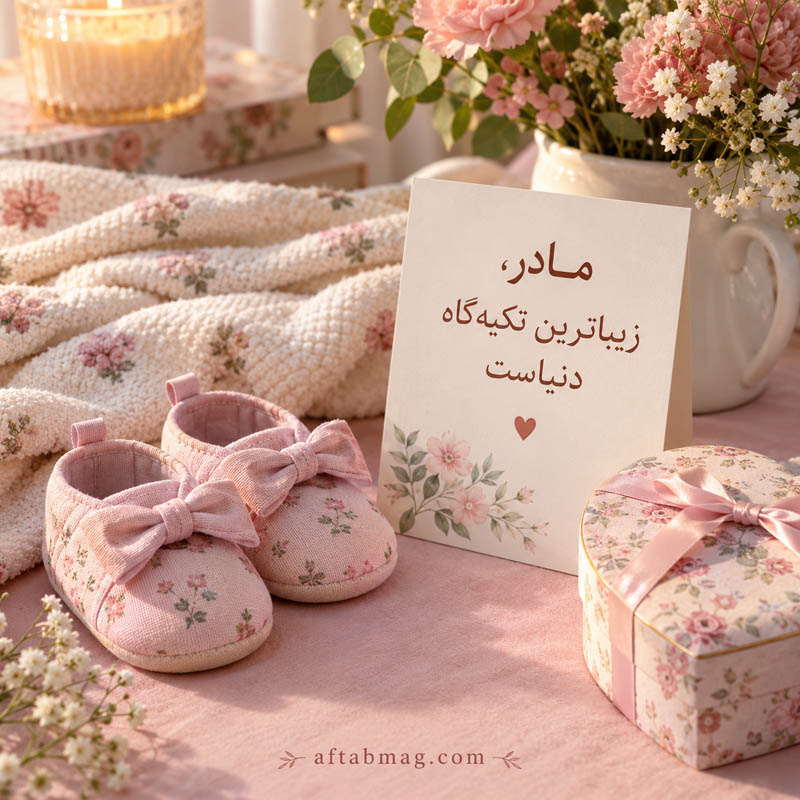 عکس نوشته مادر