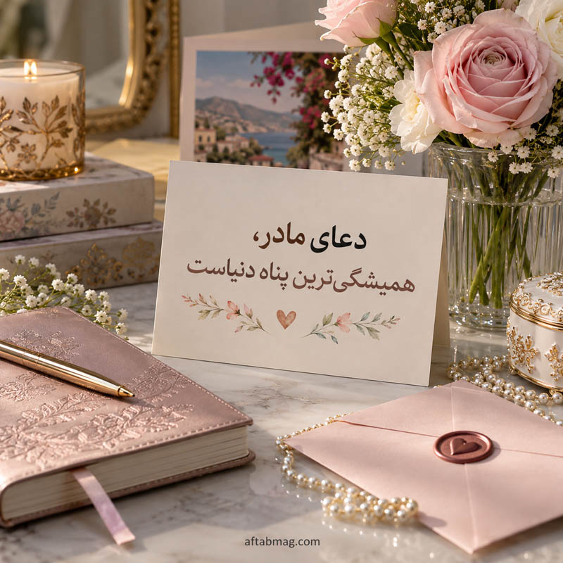 عکس نوشته مادر