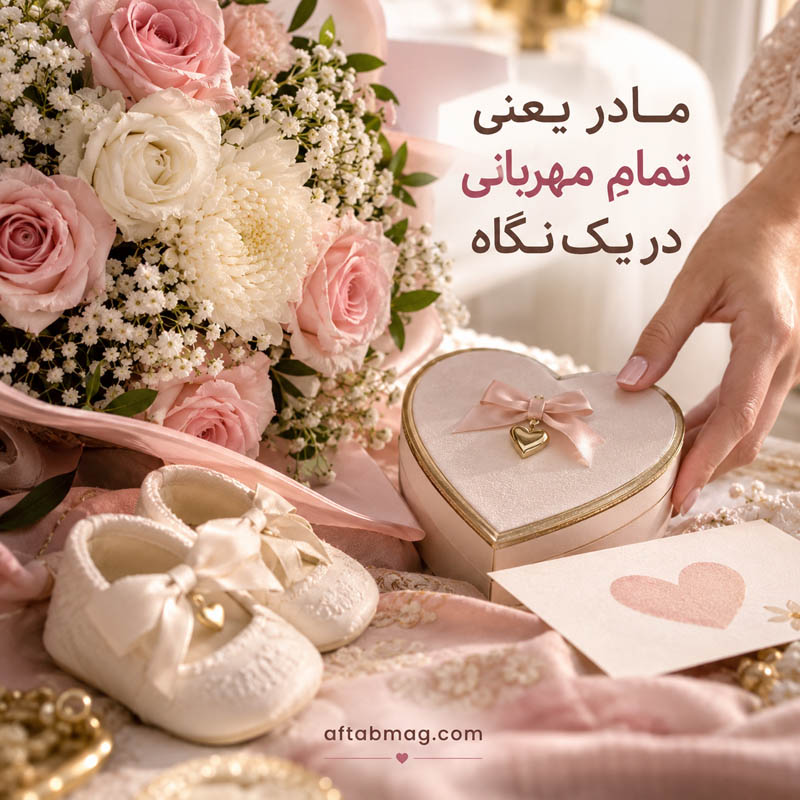 عکس نوشته مادر