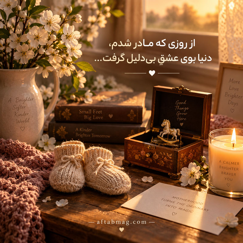 متن مادر شدن زیباترین اتفاق جهانم شد