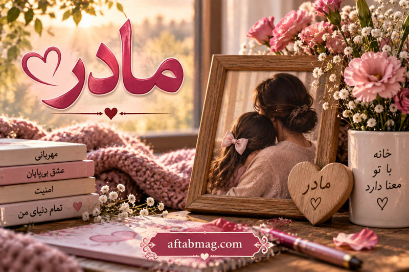 عکس نوشته مادر