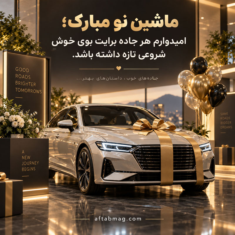 متن رفیق ماشین جدید مبارک