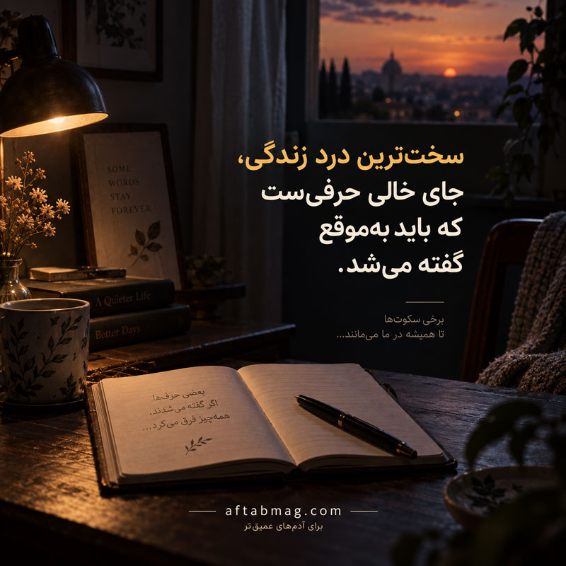 عکس نوشته پشیمانی و حسرت
