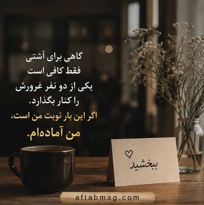 جملات برای رفع کدورت