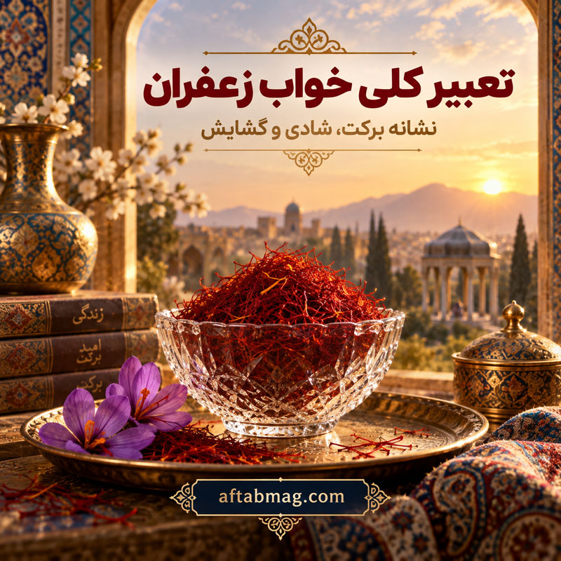 تعبیر خواب دیدن زعفران