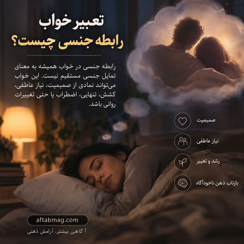 تعبیر خواب رابطه جنسی